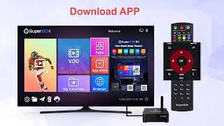 How to Download APP on Superbox Blue TV and Blue VOD [upl. by Boothe]