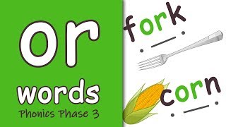 or Words  Blending Phonics Phase 3 [upl. by Wallraff]