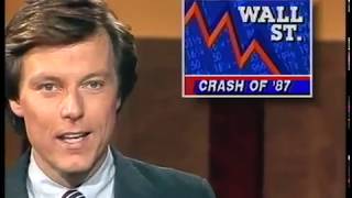 The 1987 stock market crash Original news report [upl. by Hansiain]