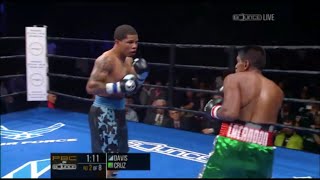 Gervonta quotTankquot Davis Vs Cristobal Cruz Fight Highlights 103015 [upl. by Arakaj]