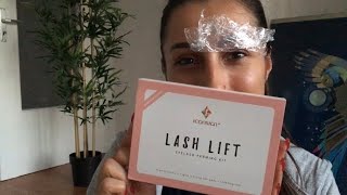 lifting brwi zestawem do rzęs w domu  LASH LIFT iconsign [upl. by Brian]