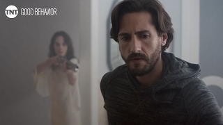 Good Behavior Javier Held At Gunpoint  Season 1 Ep 1 CLIP  TNT [upl. by Anoel169]