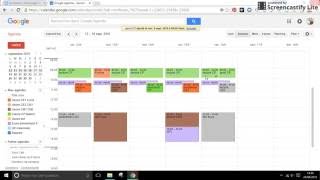 Utiliser Google Agenda pour son emploi du temps avec plusieurs classes [upl. by Yug768]