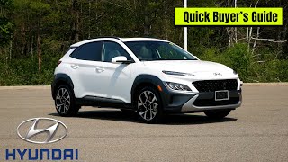 5 Things You Should Know About The 2022 Hyundai Kona  Quick Buyers Guide [upl. by Dukie]