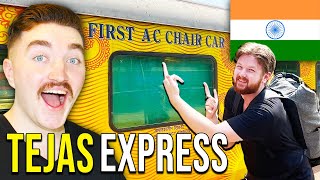 TEJAS EXPRESS Executive Class  Endless Food Mumbai to Goa 🇮🇳 [upl. by Cormick]