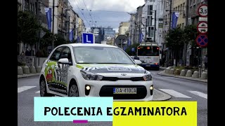 Polecenia egzaminatora  egzamin na prawo jazdy [upl. by Zalea220]