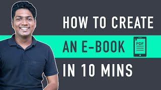 How To Create An Ebook for Free [upl. by Minnie548]