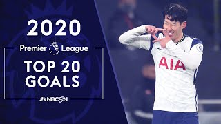 Top 20 Premier League goals of 2020  NBC Sports [upl. by Sverre]