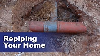 Repiping– Home Repiping Services by Baker Brothers– Dallas TX Plumber [upl. by Schluter352]