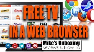 FREE LIVE TV From Around The World In Your Web Browser [upl. by Rosenkrantz]