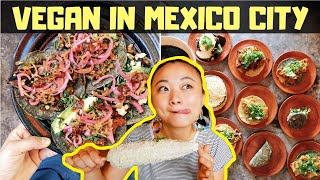 VEGAN IN MEXICO CITY 🇲🇽 ULTIMATE TACO TOUR AND MORE [upl. by Atteragram]