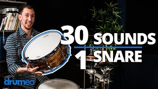 30 Snare Drum Sounds  No Tuning [upl. by Missy804]