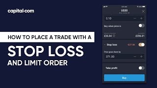 How to place a trade with a stop loss and limit order [upl. by Ardnal595]