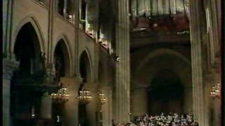 SAINTSAENS à Notre Dame de Paris concert 1997 [upl. by Goer569]