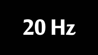 20 Hz Test Tone 1 Hour [upl. by Duester]