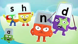 Alphablocks  Letter Blends  Learn to Read  Phonics for Kids  Learning Blocks [upl. by Wallie]