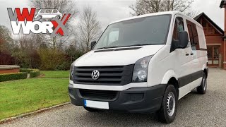 VW Worx  2016 SWB Crafter Camper Conversion [upl. by Gare]