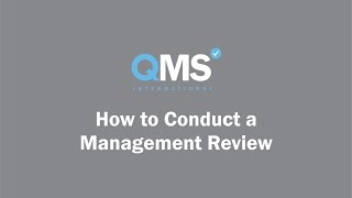 How to Conduct a Management Review [upl. by Kal150]