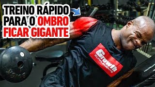 ⭕ 3 EXERCÍCIOS PARA AUMENTAR O OMBRO treino rápido e intenso [upl. by Fremont]