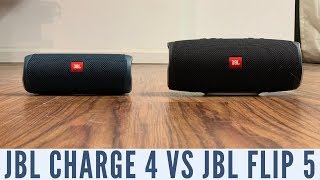 JBL Charge 4 vs JBL Flip 5 [upl. by Arabel]