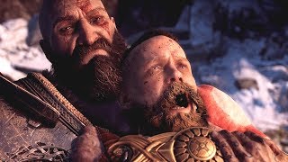 God of War PS4  All Baldur Boss Fights [upl. by Achorn733]