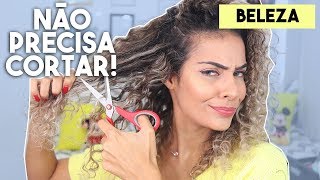 TRANSIÇÃO CAPILAR Como VOLTAR OS CACHOS  SEM cortar BIGCHOP FALADANTAS [upl. by Armallas]