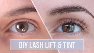 DIY LASH LIFT amp TINT ♡ Tutorial amp Review  ICONSIGN Eyelash Perming Kit [upl. by Lund]