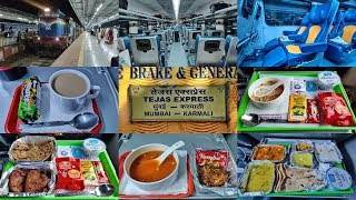 Mumbai To Goa  Full Journey  First Class AC Executive  22119 CSMT  KRMI Tejas Express [upl. by Ydurt]