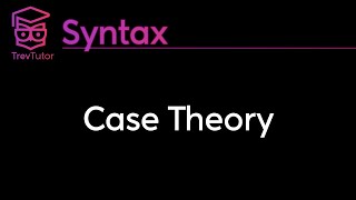 Syntax Case Theory [upl. by Hpseoj]