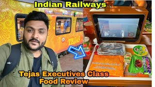 Tejas Express Executive Class Food Review  Ahmedabad to Mumbai  Indian Railways [upl. by Beffrey446]