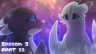 Toothless x Light Fury part 11SEASON 2 [upl. by Anavrin]