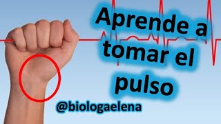 Medición pulso  Frecuencia cardíaca [upl. by Alfonse]