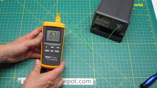 How to use the Ktype Thermocouple Thermometer DT1311 [upl. by Herra]