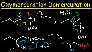 Oxymercuration Demercuration Mechanism of Alkenes amp Alkoxymercuration Reaction Organic Chemistry [upl. by Bryanty193]