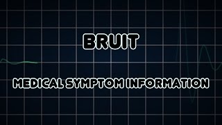 Bruit Medical Symptom [upl. by Lewison462]