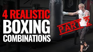 4 Realistic Boxing Combinations You Should Train for Real Fights [upl. by Gayel]