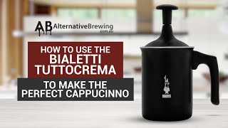 How to Use the Bialetti Tuttocrema Milk Frother [upl. by Naman]