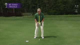 Tom Watson Golf Lessons II  40 Yard Wedge [upl. by Rockwell672]