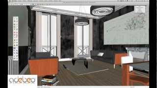 Tutoriel Sketchup  26  positionner la camera [upl. by Anahsar]