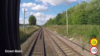 West Coast Main Line Drivers Eye View Crewe to Liverpool Lime Street [upl. by Arutnev869]