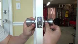 TUTORIAL  How To Change A Door Knob Home Repair [upl. by Campbell534]