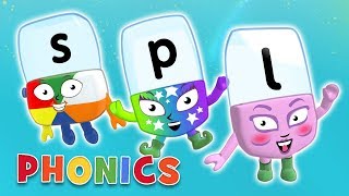 Phonics  Learn to Read  Practicing Letter Blends  Alphablocks [upl. by Marillin745]