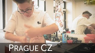 💈 Barberette Prague  No Blade Shaving amp Face Massage Experience [upl. by Tehr]