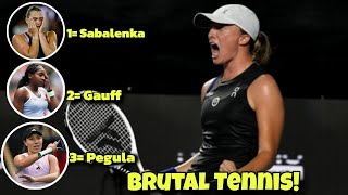 When Iga Swiatek Destroy 3 WorldClass Tennis Players [upl. by Volney]