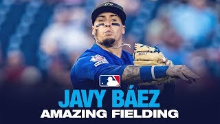 Javy Baez  El Mago in the field Fielding Highlights 2019 [upl. by Brittnee]