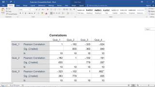 How to Save SPSS Output in Word [upl. by Naoh445]