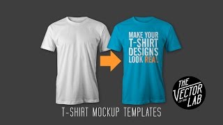 Mock Up A T Shirt Design in 6 Steps  Photoshop [upl. by Elset]