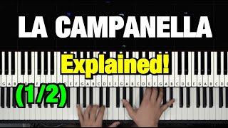 HOW TO PLAY  LISZT  LA CAMPANELLA PIANO TUTORIAL LESSON Part 1 of 2 [upl. by Thevenot]