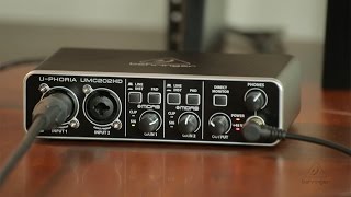 UMC202HD How To  First Recording [upl. by Na209]