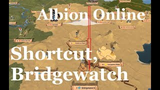 Albion Online  Caerleon to Bridgewatch fast almost safely [upl. by Tadio]